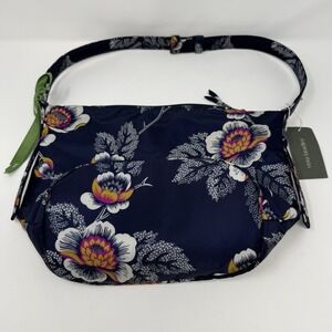 NWT Vera Bradley Nylon Astoria Shoulder Bag - Seurat Floral Print